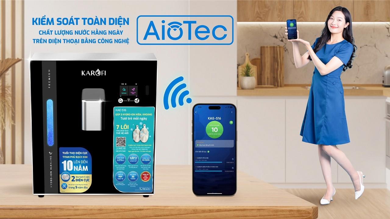 Máy chuyển đổi Hydro-ion kiềm Karofi KAE-S16
